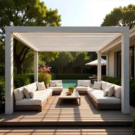 Terrassenüberdachung mit Montage