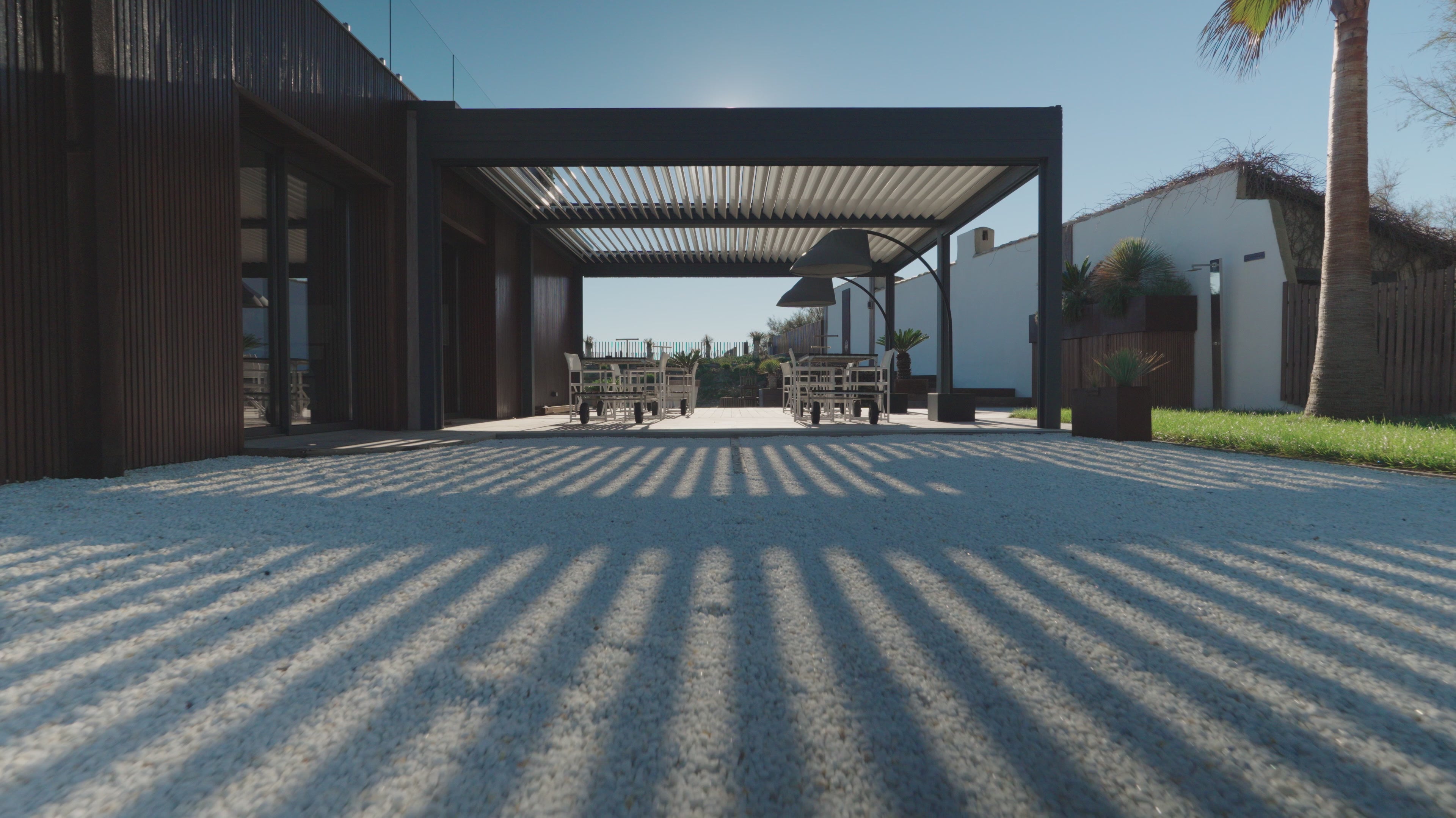 Terrassenüberdachung mit Montage
