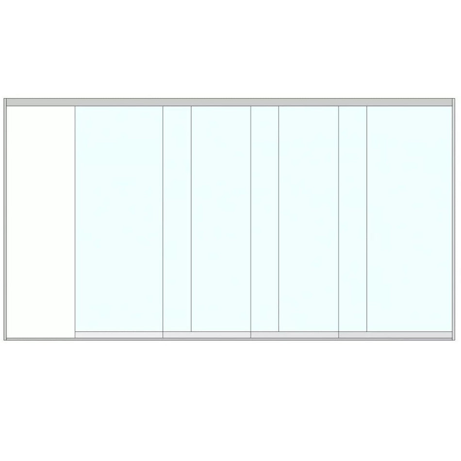 Alu Glasschiebewand