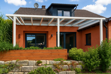 Terrassenüberdachung 450 cm x 300 cm