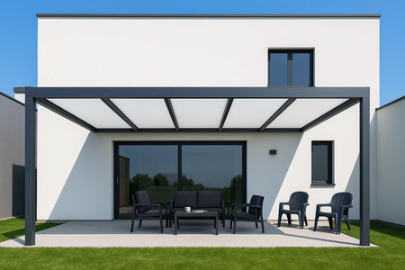 Terrassenüberdachung 450 cm x 300 cm