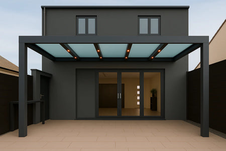 Terrassenüberdachung 450 cm x 300 cm