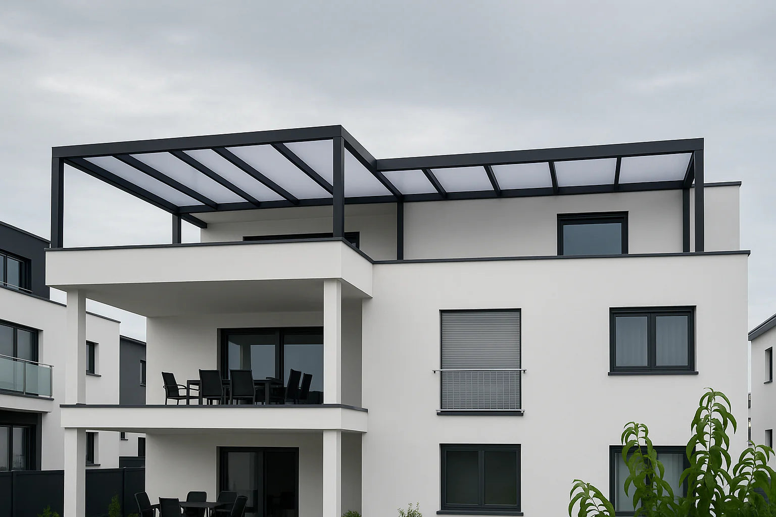 Terrassenüberdachung 450 cm x 300 cm