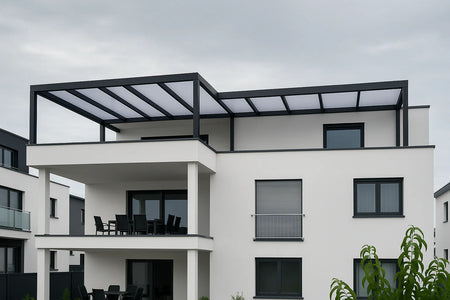 Terrassenüberdachung 450 cm x 300 cm
