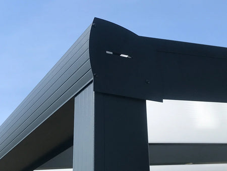 Terrassenüberdachung Alu 400 cm x 300 cm Polycarbonat