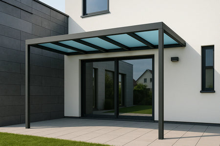 Terrassenüberdachung Alu 500 cm x 300 cm Polycarbonat