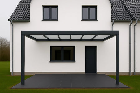 Terrassenüberdachung Alu 600 cm x 300 cm Polycarbonat