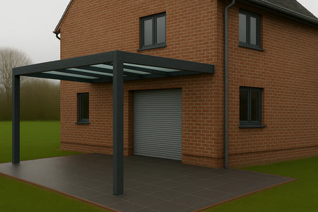 Terrassenüberdachung Alu 650 cm x 300 cm Polycarbonat