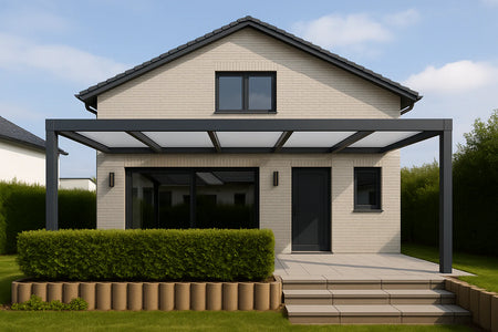 Terrassenüberdachung Alu 650 cm x 300 cm Polycarbonat