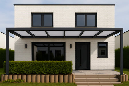 Terrassenüberdachung Alu 700 cm x 350 cm Polycarbonat