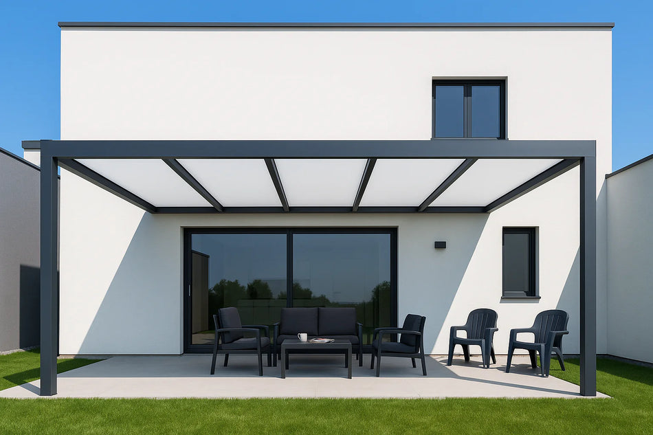 terrassenüberdachung mit montage